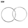 10pcs/lot Plated Album Metal Scrapbook Clips Loose Leaf Binder Keychain Circle Hinged Rings