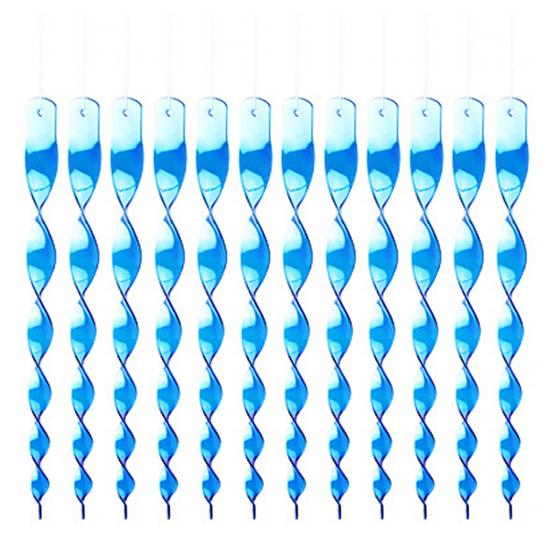 Стержень для отпугивания птиц, вращение на 360 градусов, защита сада, яркий цвет, светоотражающая спираль ветра, подвесной стержень отпугиватель птиц для сада