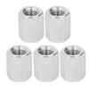 5 Pcs Hex Coupling Nut M12x1.75 19 L25mm 304 Stainless Steel Rod Coupling Nuts for Bolts Studs