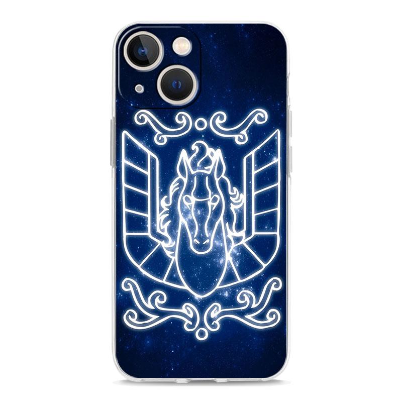 Прозрачный мягкий чехол Saint Seiya Knights of the Zodiac для iPhone 14 13 12 11 Pro Max XS X XR SE 7 8 Plus, прозрачный чехол из ТПУ