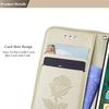 Luxury Cases For Samsung S22 S21 FE A03 Core A32 A52S A12 A10S A20S A30S Note 20 3D Rose Embossed Wallet Flip PU Leather Cover
