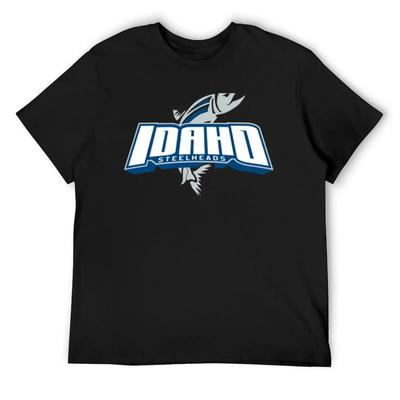 Футболка Idaho Steelheads, футболка на заказ, эстетичная одежда, смешные футболки с мемами, футболки для мужчин, хлопок