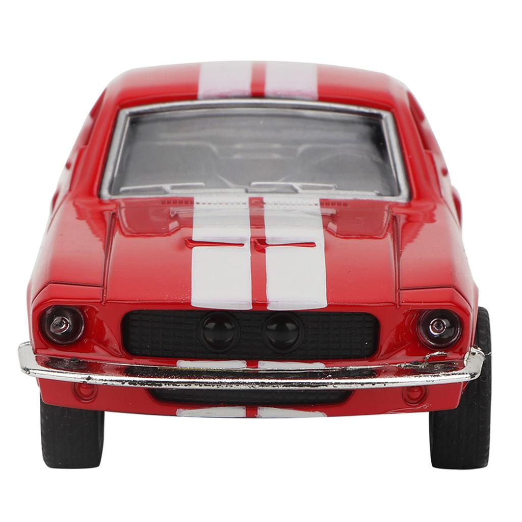 1/32 масштабная игрушечная модель автомобиля для Ford Mustang, винтажная литая под давлением модель автомобиля из сплава, классическая копия автомобиля с откидной спинкой для детей, подарок