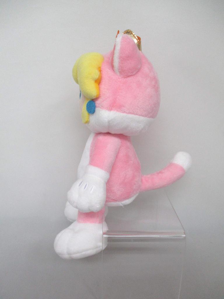 Sanei Boeki Super Mario 3D World Neko Peach (S) W11 X D8 X H22.5cm Stuffed Toy