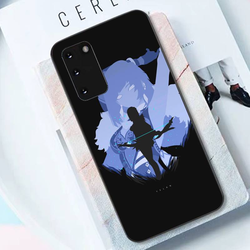 Чехол Genshin Impact Kazuha Zhongli Hutao Xiao для телефона Samsung S10 21 20 9 8 plus lite S20 Ultra 7edge