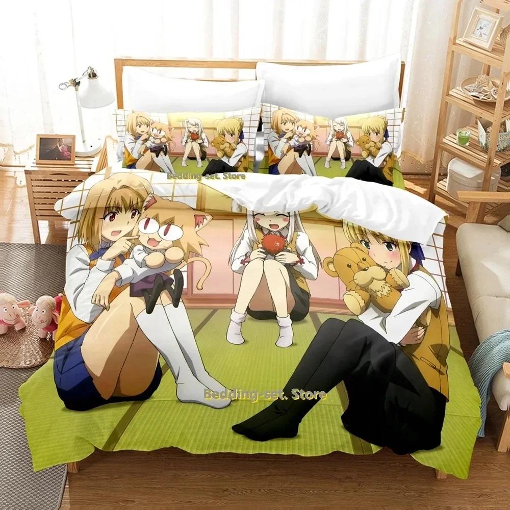 Комплект постельного белья Carnival Phantasm, односпальная кровать, двуспальная кровать размера Queen, комплект постельного белья для взрослых и детей, комплект простыней с 3D-аниме