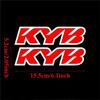 2 шт. Наклейки на мотоцикл Мотокросс Передние вилки Kyb Showa Wp для амортизаторов Крутой логотип Винил Подвеска Прочные виниловые наклейки