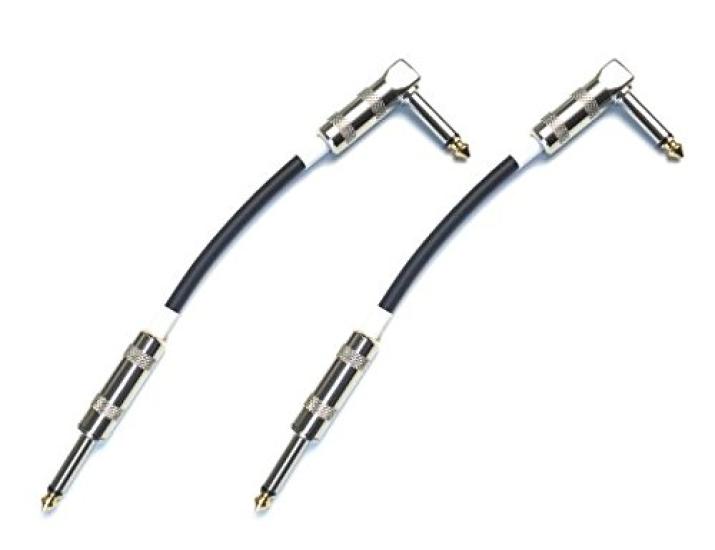 Sound MOMO Guitar Patch Cable P3LL [MOGAMI 2524] Black, 30cm