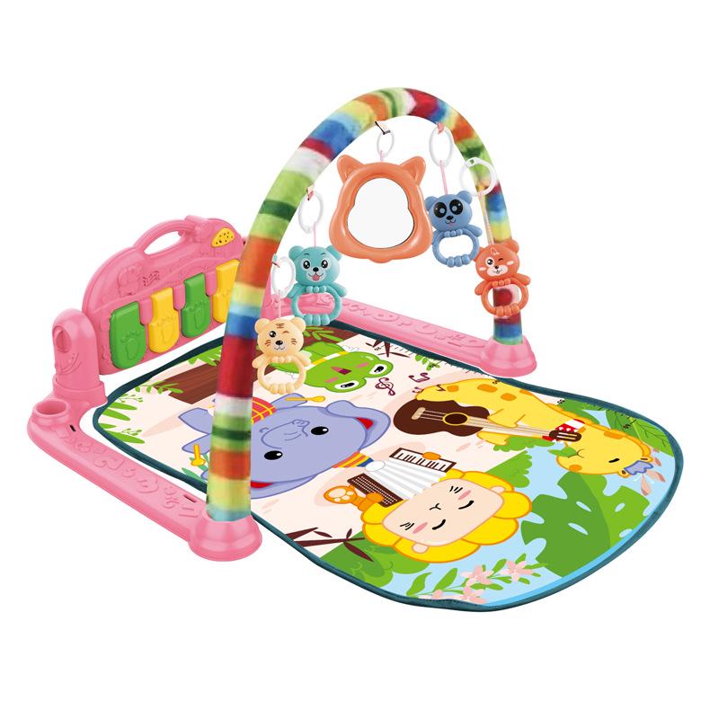Multifunctional Baby Gym Pedal Piano Mat: Music Blanket for 0-1 Year Olds