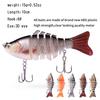 Fishing Lure Artificial ABS Plastic Life-like Swim Baits Crankbaits Hooks Lure for Bass Carp Fishing