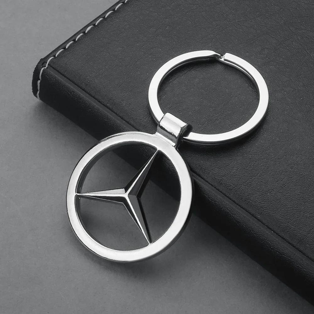 Новый металлический кулон для брелка на ключи автомобиля Mercedes Benz, держатель для брелка на ключи для Mercedes Benz AMG W108 A E C G M R S D Class W212