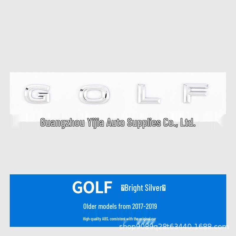 Наклейки с английским логотипом на задний багажник Volkswagen Golf для новых и старых моделей