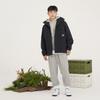 New Balance Куртки Мужские Черные С Капюшоном Умеренные Рабочая Одежда AMJ31304-BK