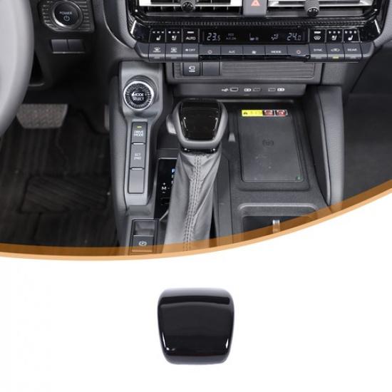 Glossy Black Center Gear Shift Knob Trim Cover For Toyota Land Cruiser LC250 24+