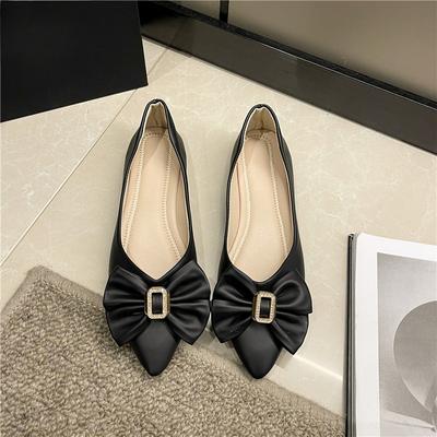 Мода 2024 года, лето, женские новые модные удобные повседневные мокасины с заостренным носком и неглубоким носом