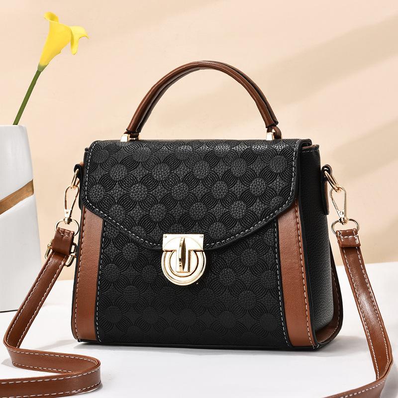 Small Bag Women's Autumn New Colored Small Square Bag Korean Leisure One Shoulder Crossbody Bag