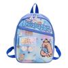 Printed Children Capybara Backpack Breathable Lightweight Cute Schoolbag Cartoon