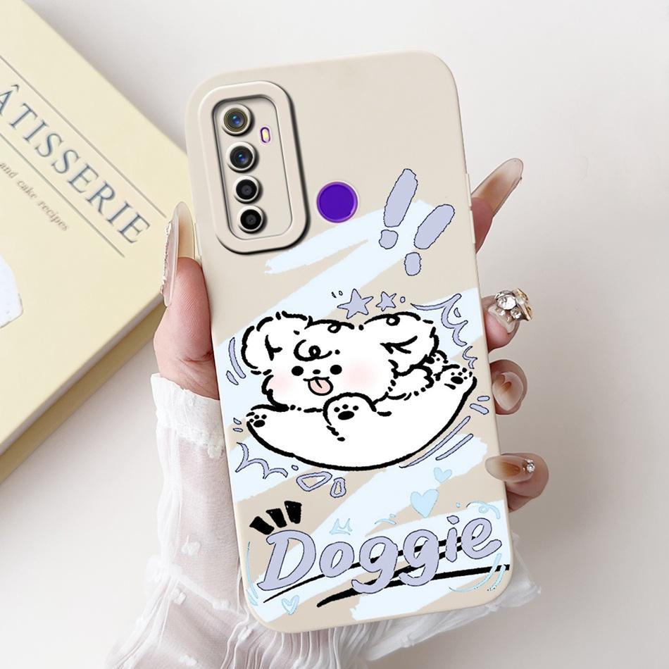 Для Realme 5 5i 5s 5 Pro Милый Мультяшный Кролик Панда Мягкий Силиконовый Чехол Для Realme5 5Pro Защита Камеры Ударопрочные Чехлы для Телефона