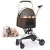 JZOOOZ Separated Pet Stroller for Dogs with Rotating Front Wheels and Easy Easy Large Suitable for Small and Medium Convenient for Shopping (Size