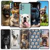 Чехол для телефона с собакой французский бульдог для Samsung A51 A71 A21S A17 A11 A15 A25 A23 A33 A53 A73 A07 A03S A05S A13 A35 A55 5G