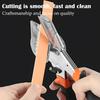Electrician Angle Scissors 45 Degree Universal Trunking Scissors 90 Degree Woodworking Edge Banding Buckle Strip Multifunctional