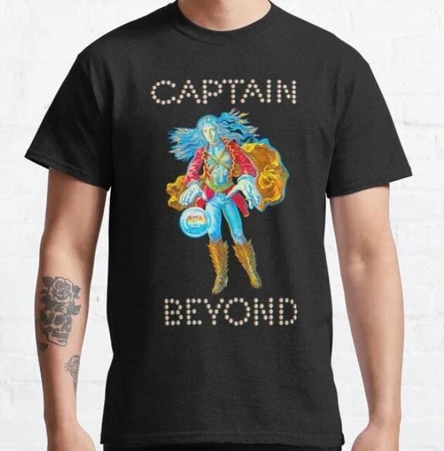 Captain Beyond T-Shirts Short Sleeve Black All Size Gift For Fan