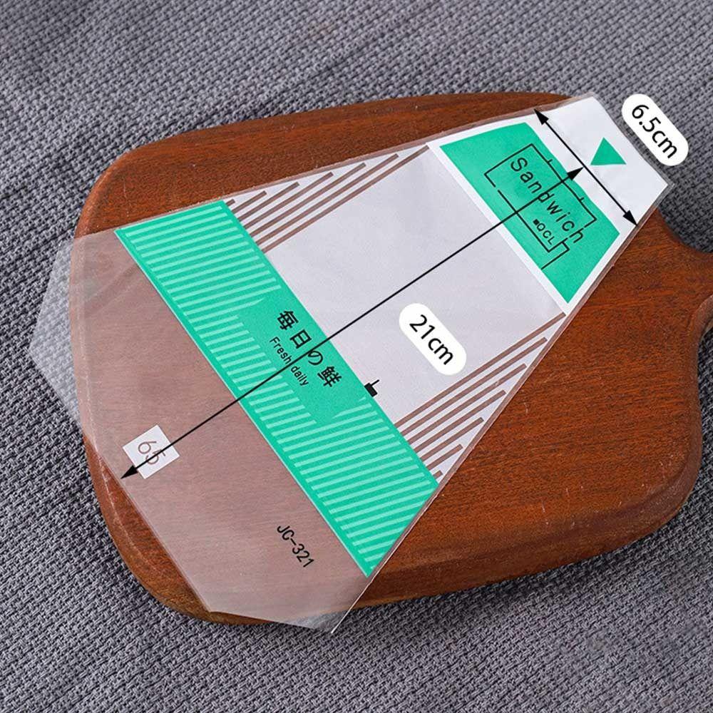 Thick Sandwich Packaging Paper Triangular Baking Bag High Quality Bread Sandwich Bags Food