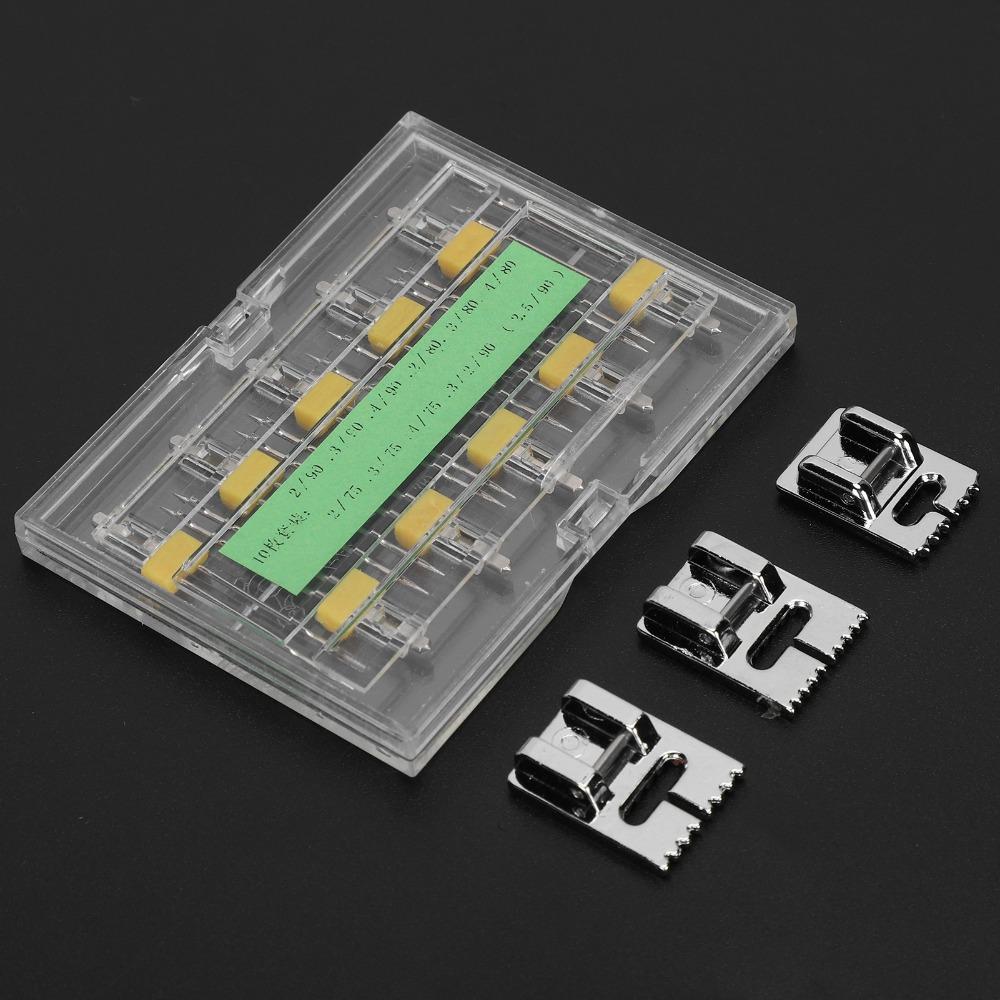 Plastic Double Needles Universal Presser Foot Twin Needles  Household Sewing Machine