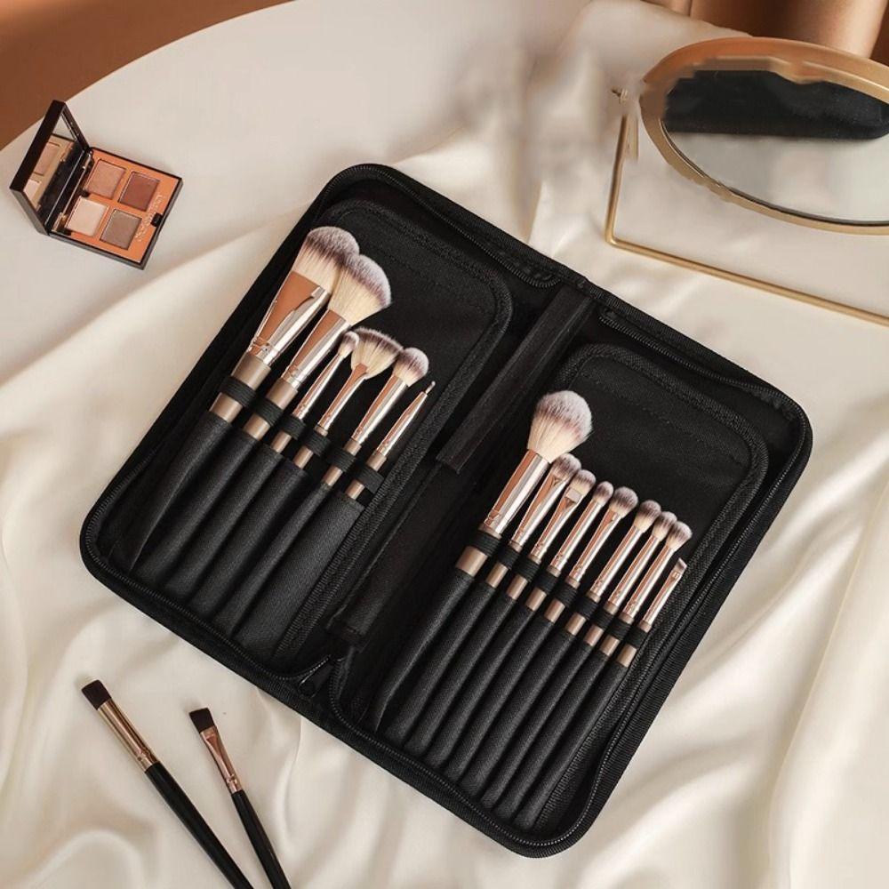 Складной держатель для кистей, многофункциональный футляр для переноски кистей, косметичка, дорожный держатель