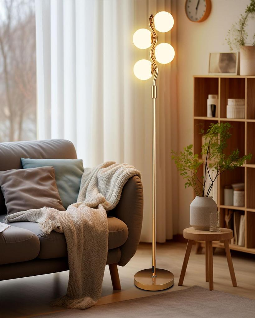 Напольная лампа Lightdot LED 3000K G9 Лампа скандинавского стиля для помещений Непрямое освещение Современная средневековая настольная лампа Приятная для глаз Энергосберегающая