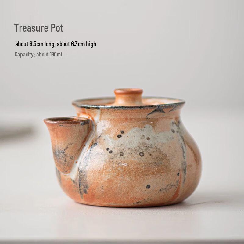 Qianyu Retro Zisha Ceramic Teapot