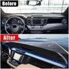 Для Toyota RAV4 XA40 2013 2014 2015 2016 2017 2018 RAV 4 приборная панель автомобиля избегает света покрытие анти-УФ нескользящий коврик приборные коврики