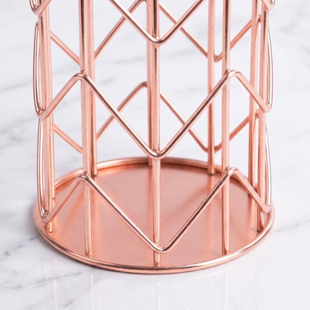 Metal Multifunctional Desktop Organizer Basket  Student Desk Pencil Storage Container
