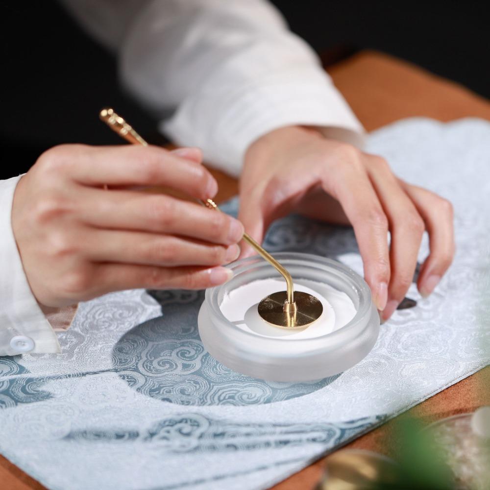 Brass Incense Spoon Thickened Ash Presser Fragrance Accessory Incense Shovel Home