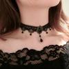 Готический панк кружевной чокер ожерелье для женщин подростков девушек заклепка сердце ошейник ожерелье рок модные ювелирные изделия подарки вечеринка ожерелье