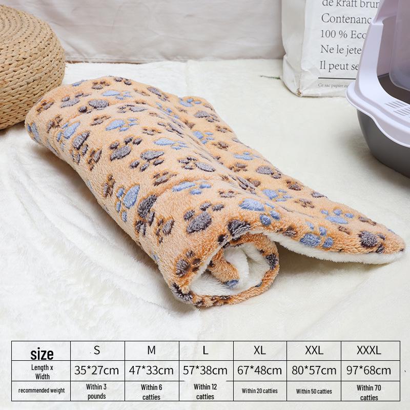 Постельное белье: Универсальный фланелевый коврик для кошек и собак, всесезонное тепло