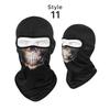 Fashion Outdoor Sports Skull Balaclava Mask Windproof Full Face Neck Gaiter Ninja Headgear Hat Motorcycle Riding Hiking Cycling Cap Masks