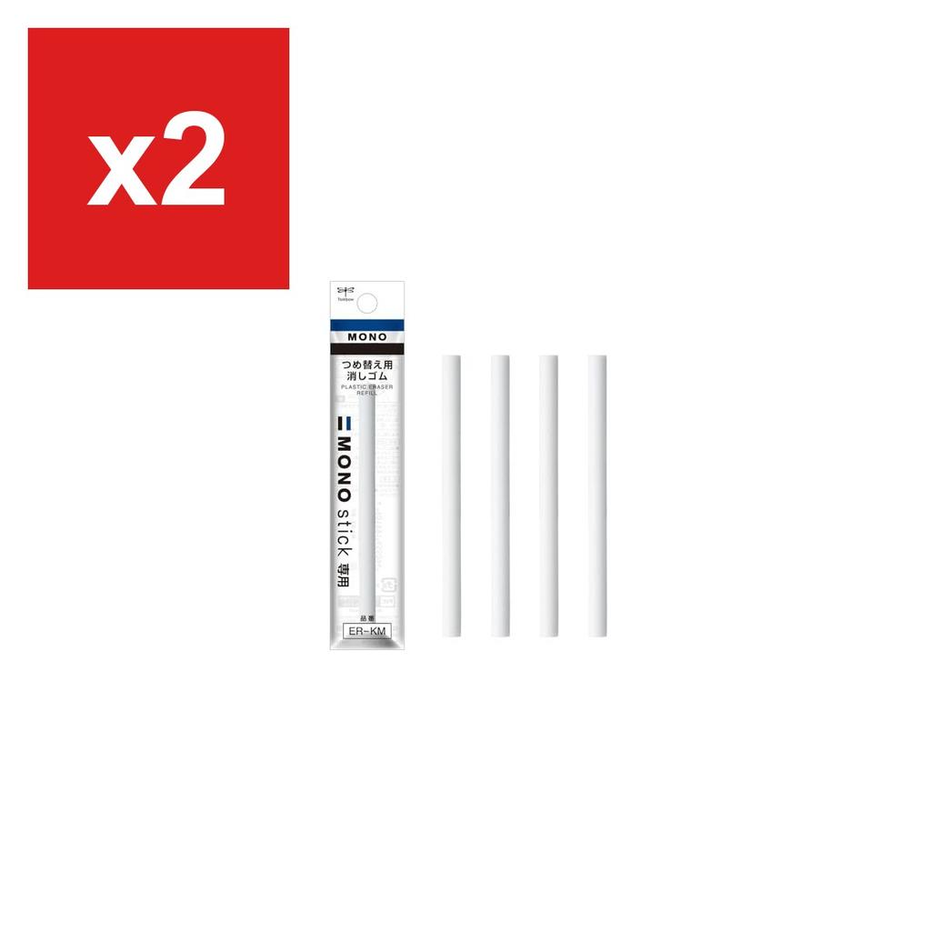 Tombow MONO stick Pen-Style Eraser Refills, 5-Pack (ER-KM x 5P) JCA-511AZ