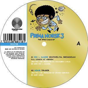 12-дюймовая пластинка РАЗЛИЧНЫЕ - Prima Norsk 3 (Космическое Диско EP) BS078 Beatservice Rec 2005 Норвегия Танцевальная & Электронная Музыка Б/У