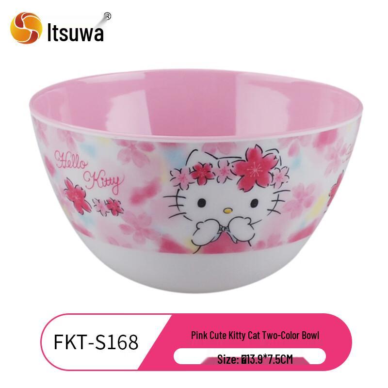WUHE Меламиновая тарелка с отделениями и миска Hello Kitty