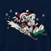 Disney Childrens/Kids Sledding For Christmas Mickey Mouse & Minnie Mouse Hoodie