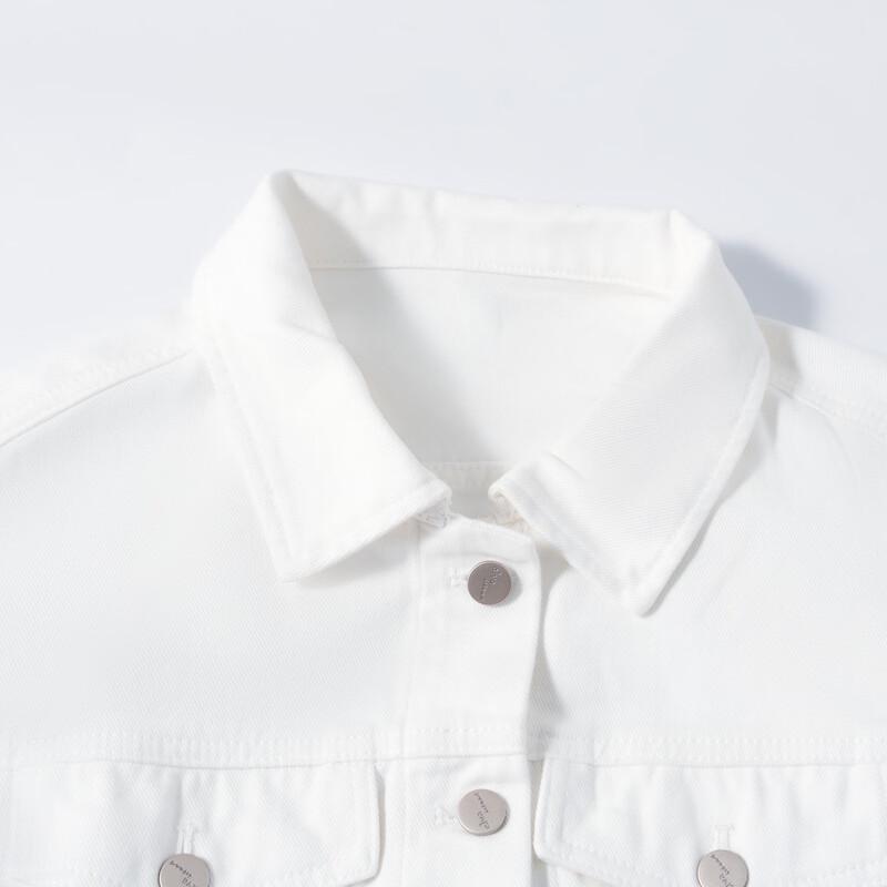 Женская весенняя джинсовая куртка с лацканами Elva's Island