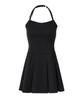 Zero Planet Darlin Bustier Pleated Mini Dress [Black]