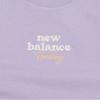 New Balance Kids Girls Crop Sweatshirt Light Purple
