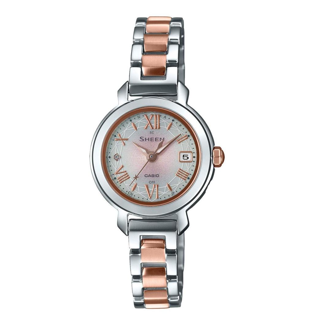 Casio wristwatch scene domestic genuine product radio solar SHW-5300DSG-4AJF ladies gold