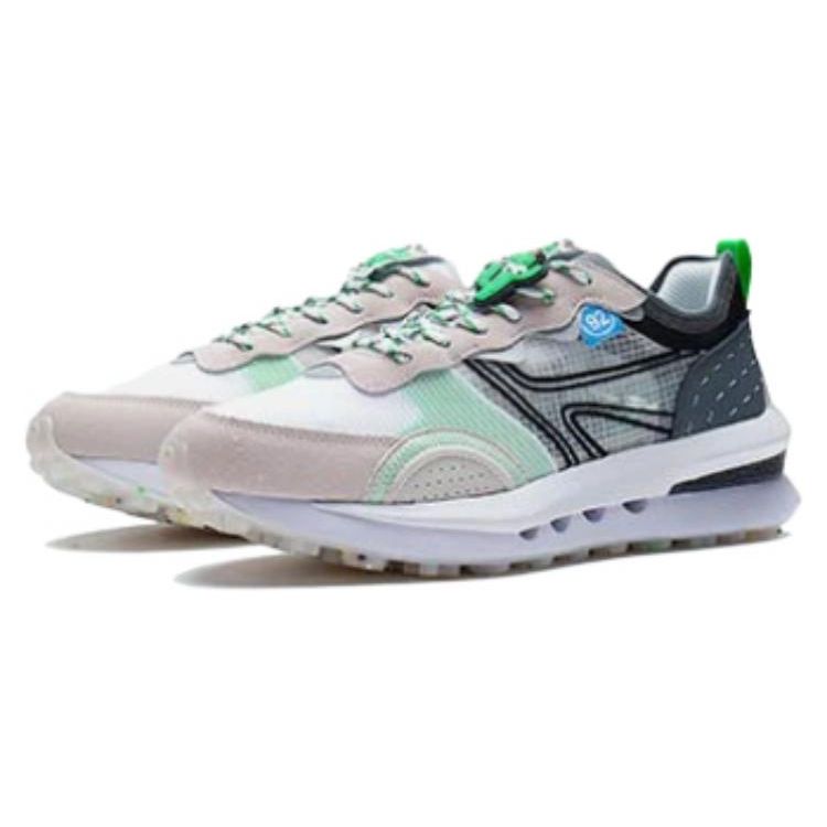 Li Ning Fangyuan V2 Durable Breathable Low-Top Sports Casual Shoes Men Sneakers White Sand Gray AGCS025-1