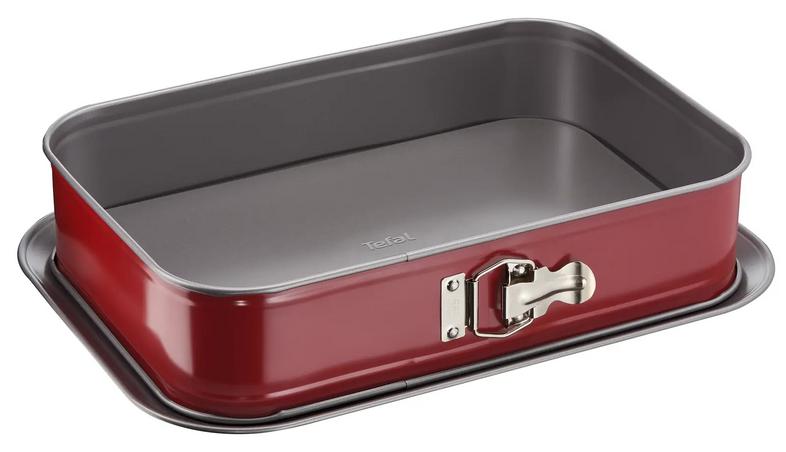 Tefal delibake rectangular cake pan 36x24cm red j1640574