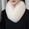 Soft Cross Neck Warmer Thickened Neck Warm Shawl New Winter Scarf  Women