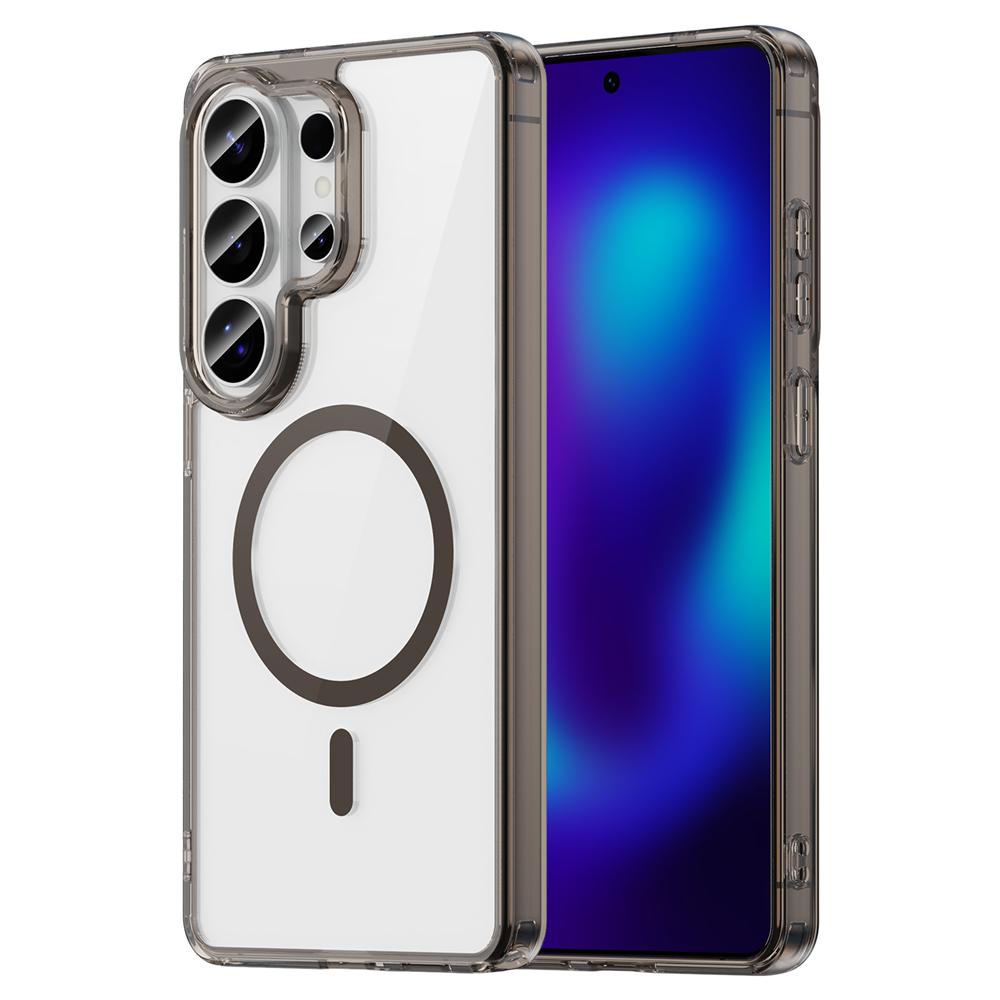 Прозрачный акриловый магнитный чехол для Samsung Galaxy S24 S25 FE S26 Ultra Plus A57 A17 A36 с поддержкой беспроводной зарядки Magsafe
