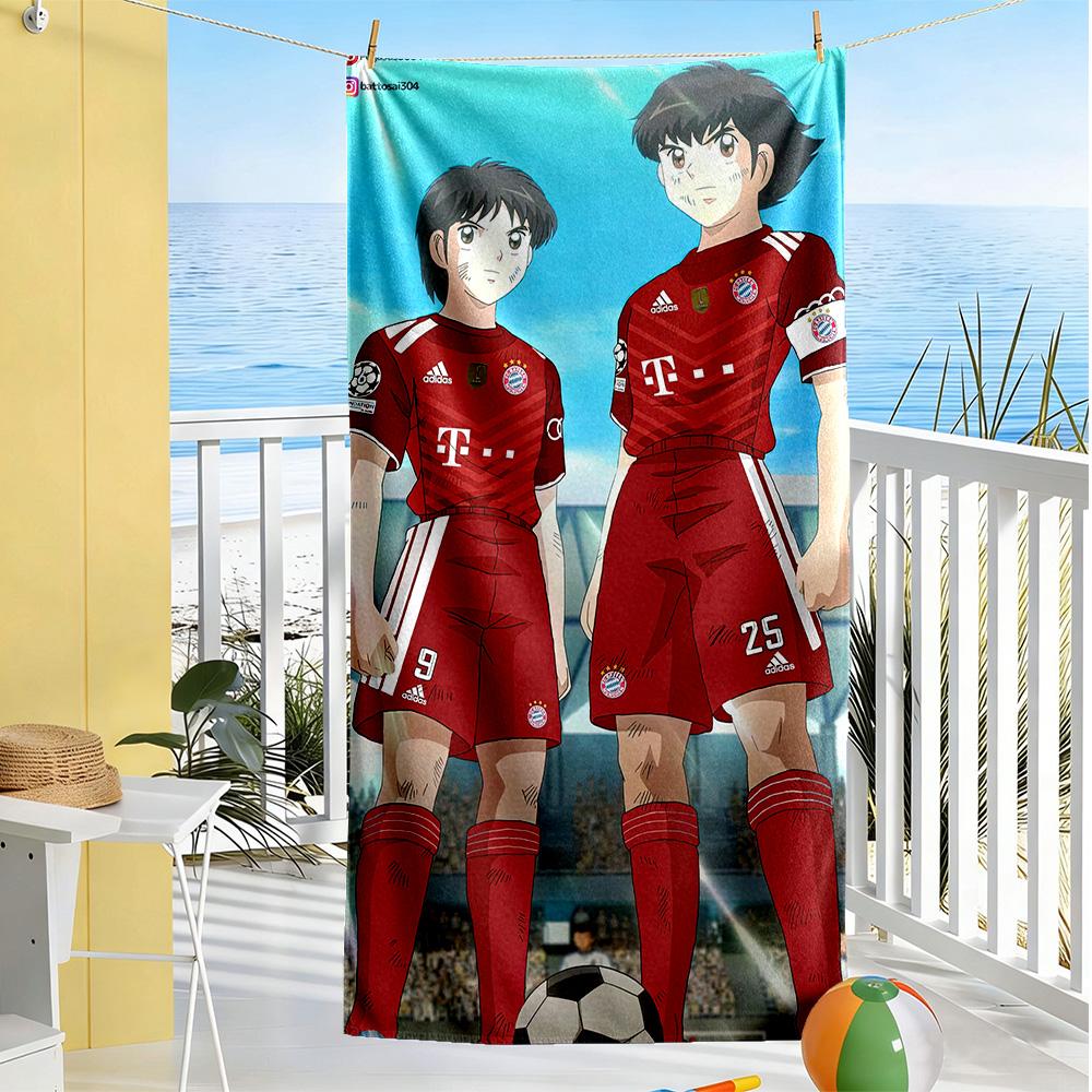 Bayern Munich Beach Towel Soft Durable Quick-Dry Comfortable Lightweight Suitable for Sports, Travel, Swimming, Yoga, Bathroom, Beach, And Pool
